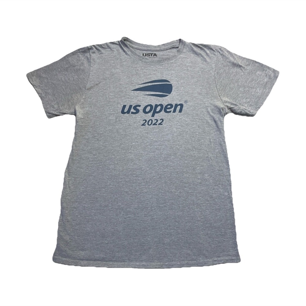 USTA US Open 2022 Gray T-Shirt Size M Tennis Official Fan Apparel